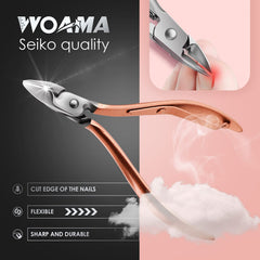 WOAMA estuche de cuero compacto ideal para viaje