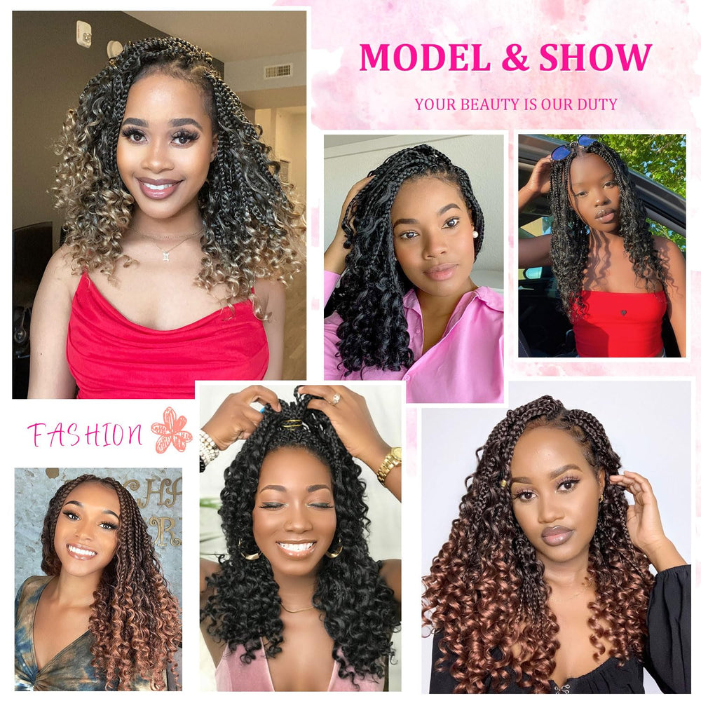 Goddess Box Braids de Wodun, variedad de colores para adaptar tu estilo.