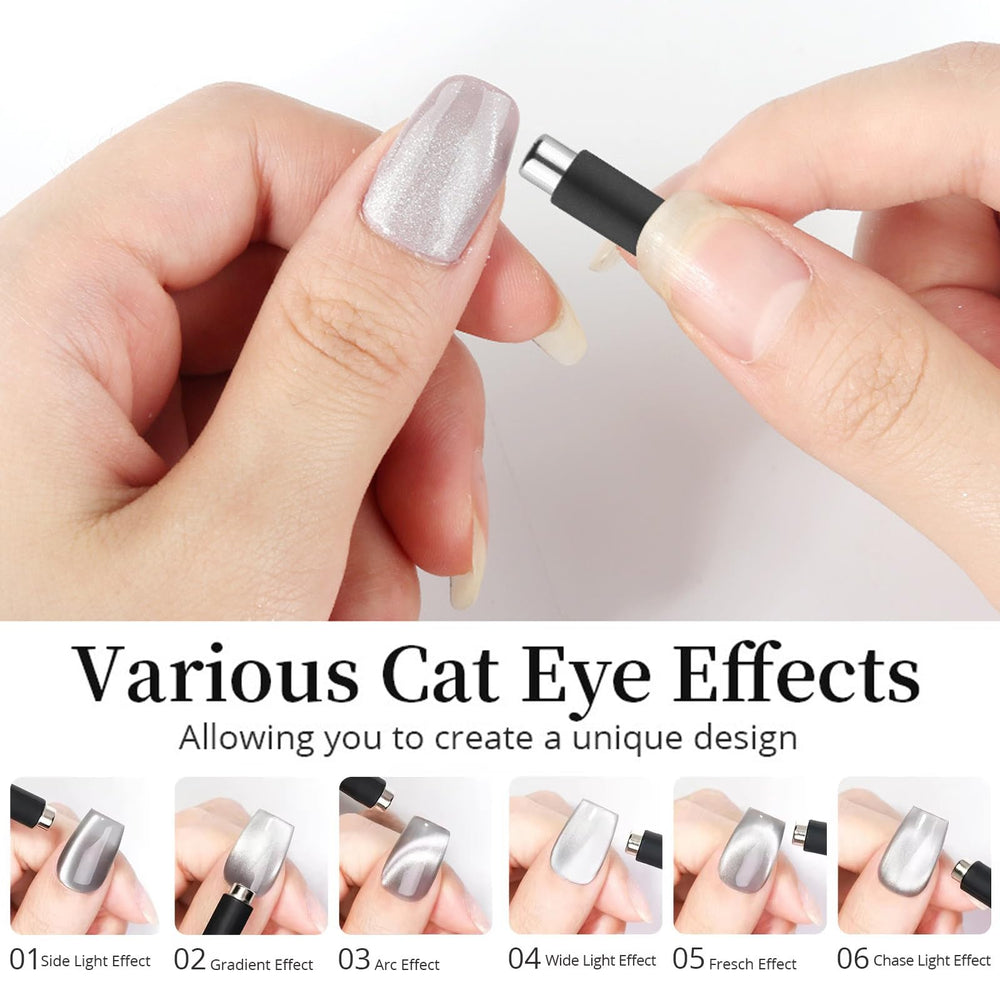 Efectos de gradiente ojo de gato con diferentes ángulos WOKOTO.