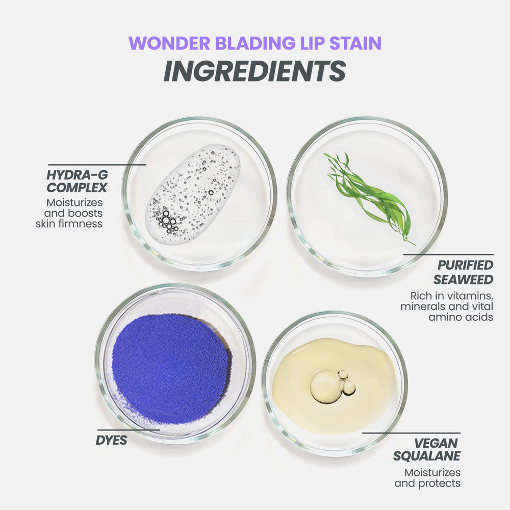 Formule végane sans cruauté Wonderskin pour lèvres sensibles