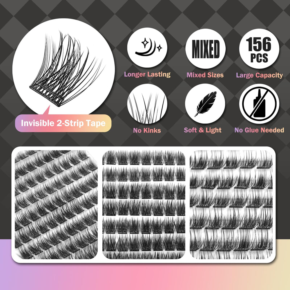 Conjunto de tamaños mixtos WONSIS: crea looks sutiles o dramáticos