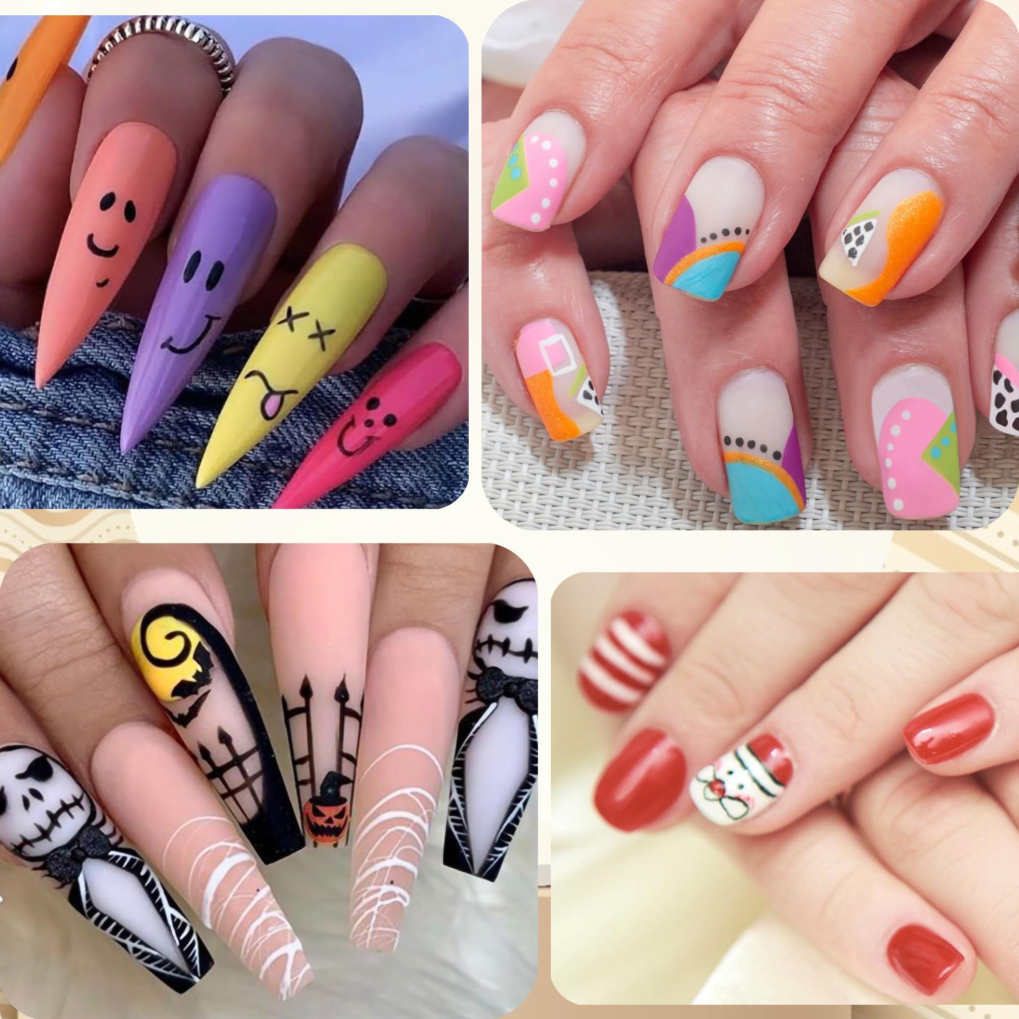 Woobena diseños de Navidad en uñas para looks festivos sin complicaciones.