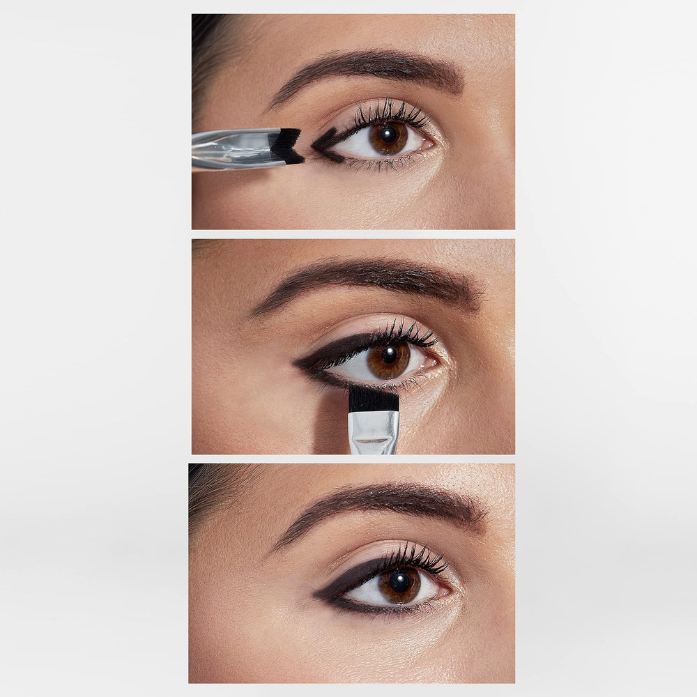 Woosh Corner Brush Doble Extremo para versatilidad en ojos.