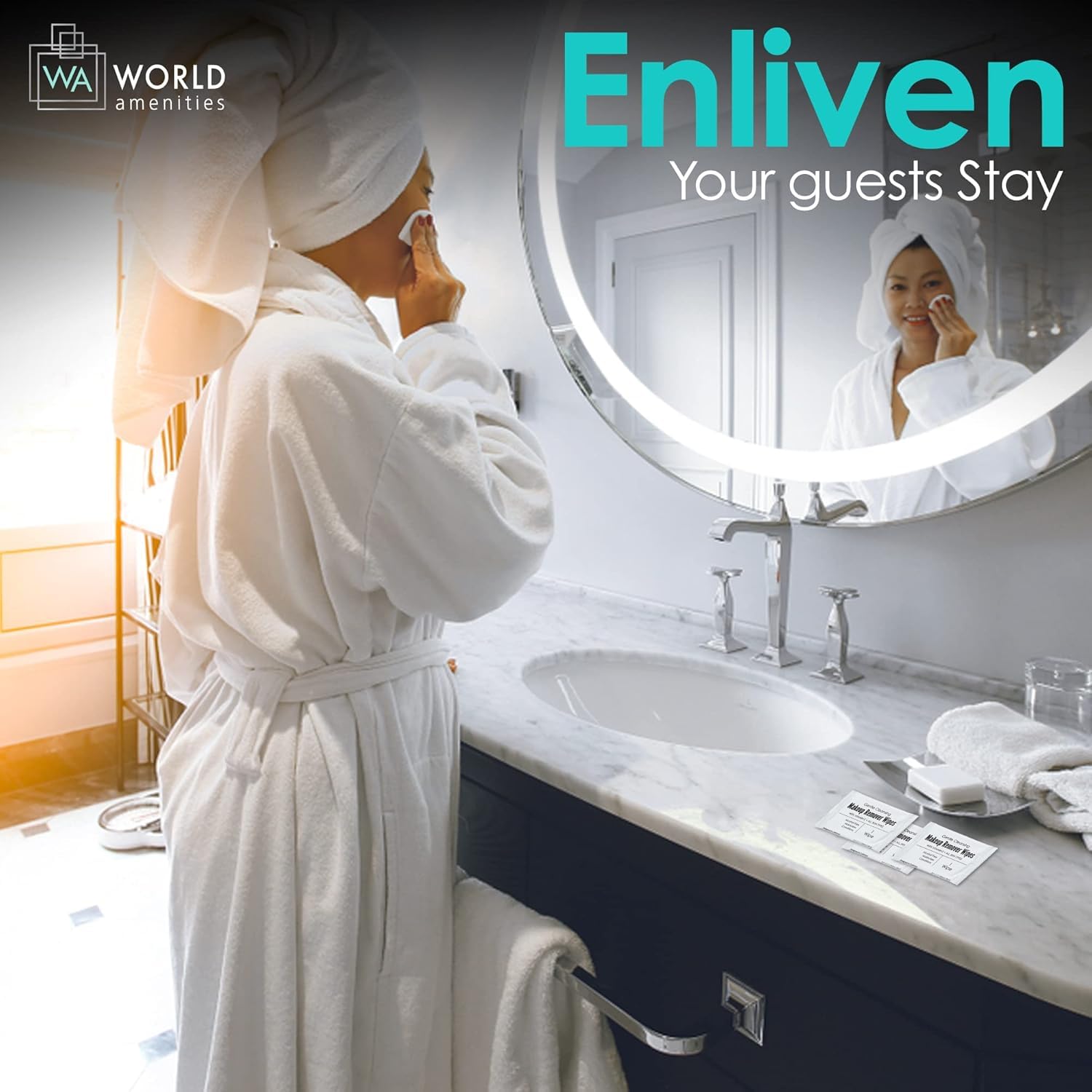Vitamina E en World Amenities para cuidado suave de la piel
