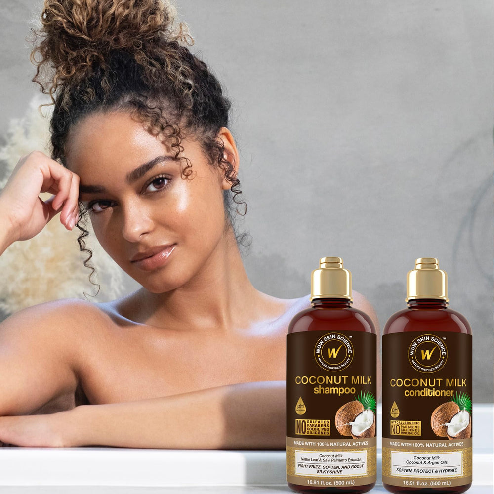 WOW Skin Science brillo sedoso en el cabello tras el lavado