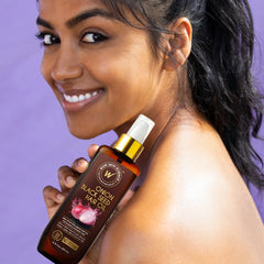 Cabello recupera brillo y suavidad con aceite natural cebolla negra