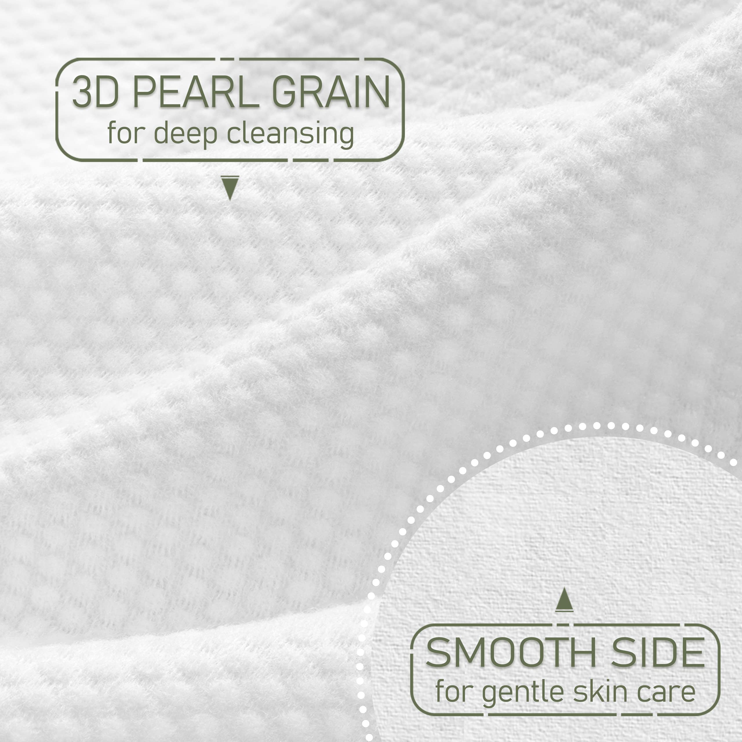 Toalla facial desechable WOWOTEX suave y absorbente para piel sensible.