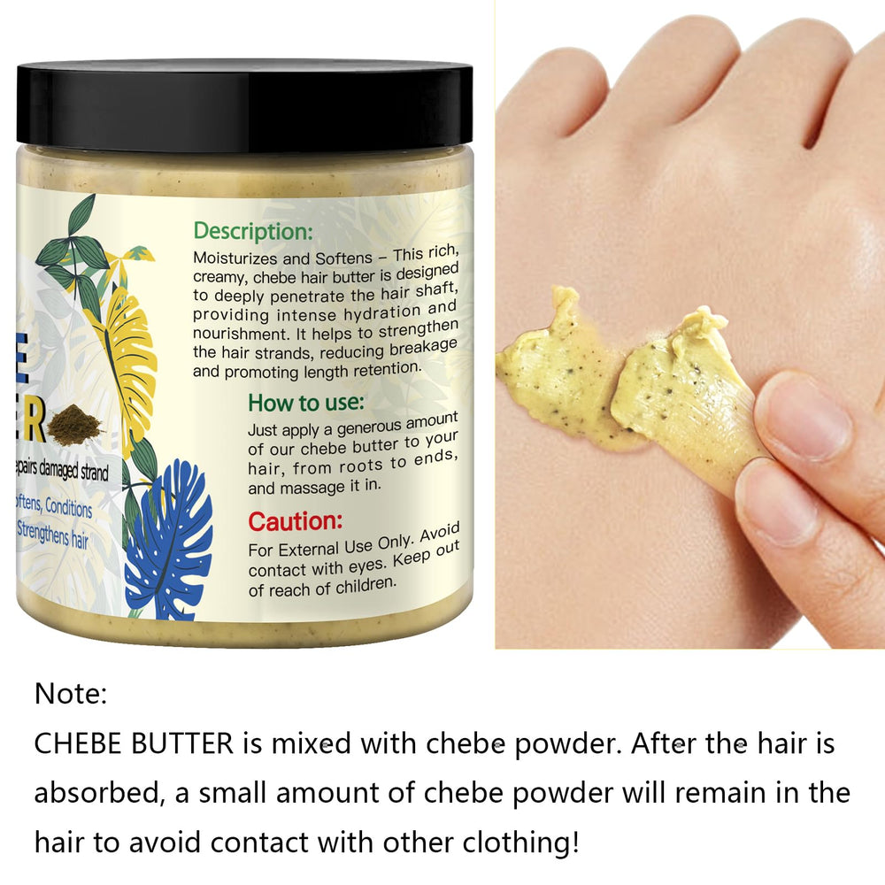 WOZUTUNT Chebe Butter creamy texture ready for daily hair care routine