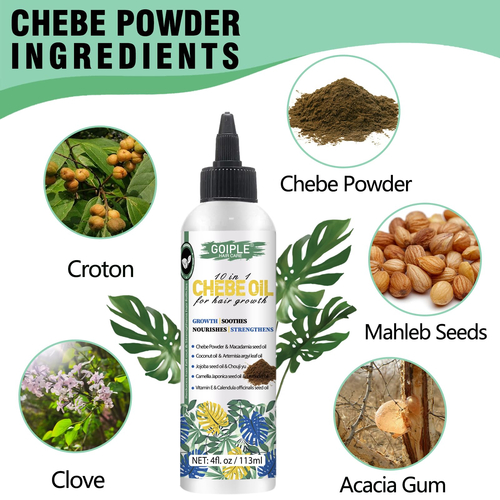 WOZUTUNT Chebe Oil 2-pack packaging highlights natural ingredients.