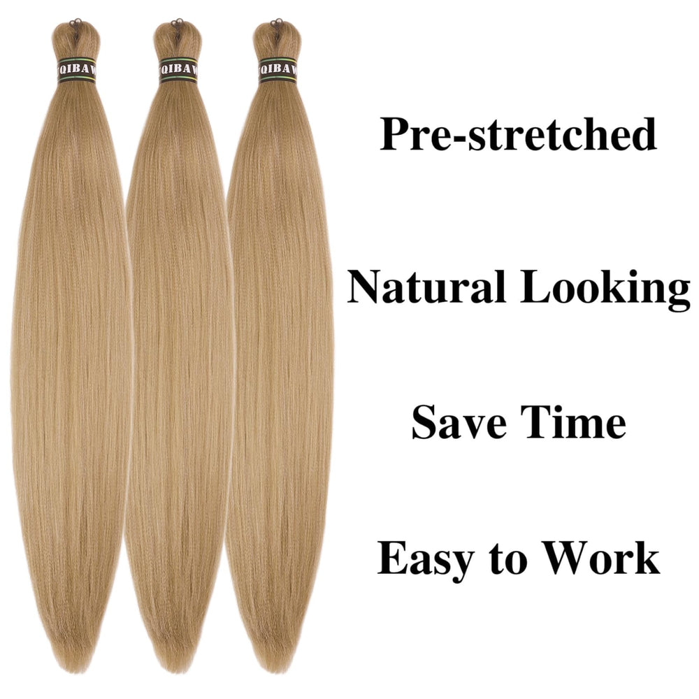 Wuqibawu cabello para trenzas con inserción, guía un estilo limpio y rápido.