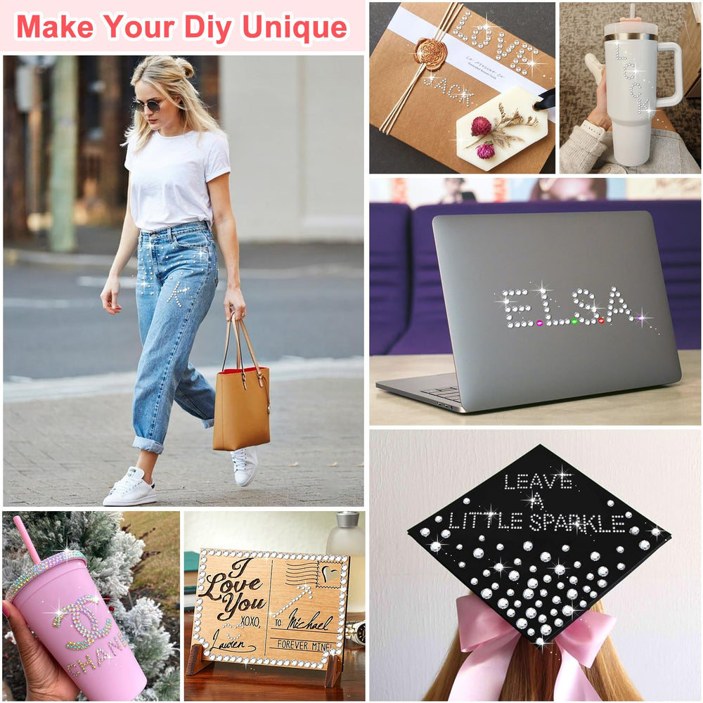 Pegatinas de letras XANGNIER para personalizar prendas