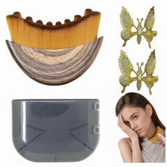 Xdkyzrs brocha contorno linfático rostro facilita drenaje suave y relajación facial.