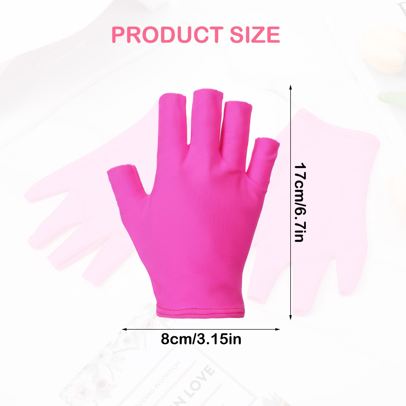 Xelsluthe guantes UV sin dedos, diseño práctico para manejo de herramientas