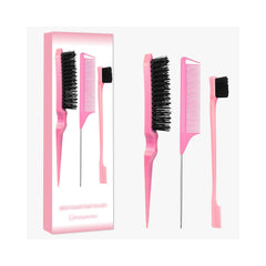 Xiangwenlan set de cepillos rosa para peinado diario suave