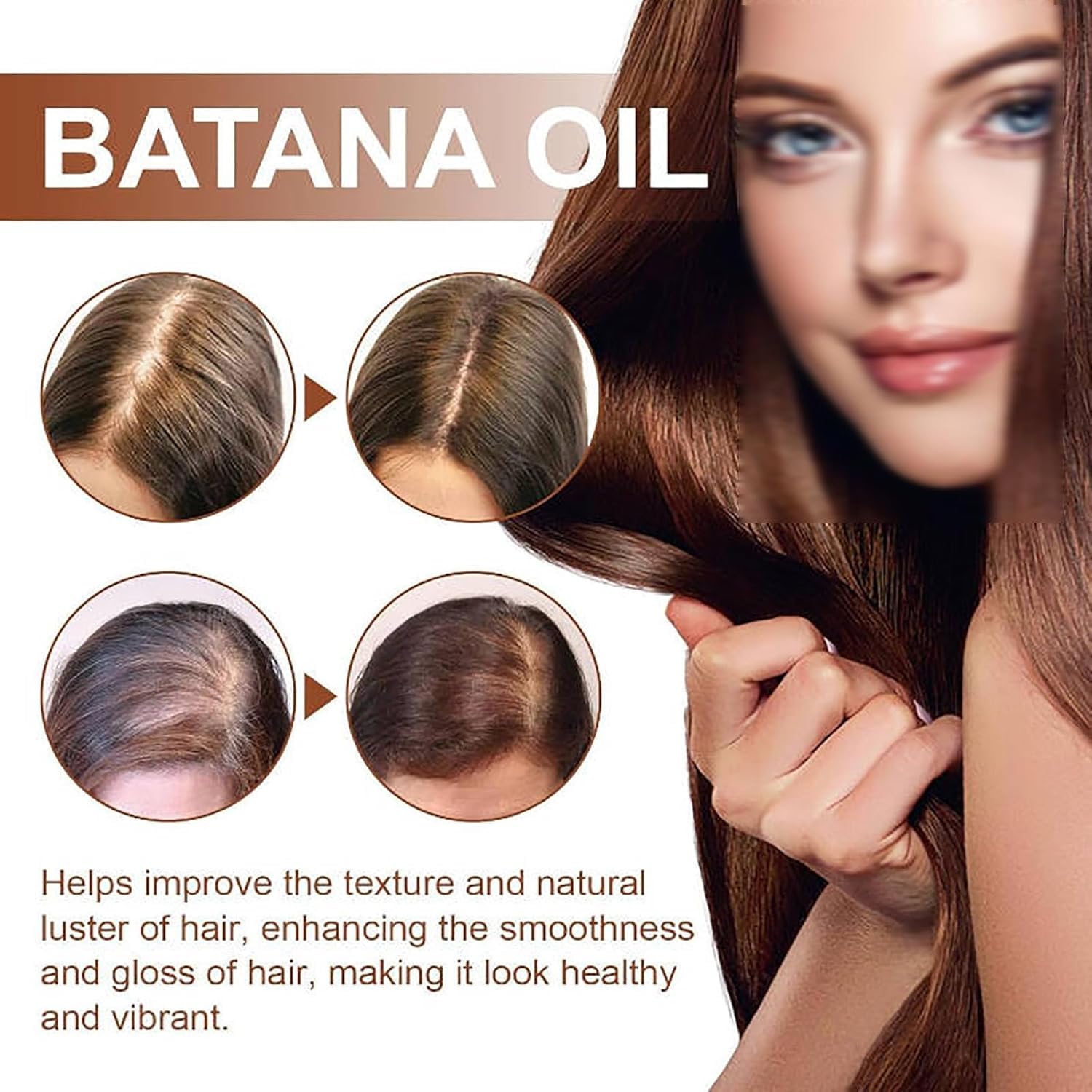 Aplicación suave de XIKRO champú batana en cabello mojado.