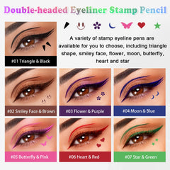XINGXYUEL sello de ojo con forma de corazón para looks divertidos.