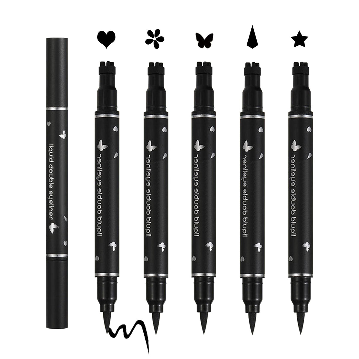 XINGXYUEL delineador líquido con estampas estrella para trazos creativos nocturnos