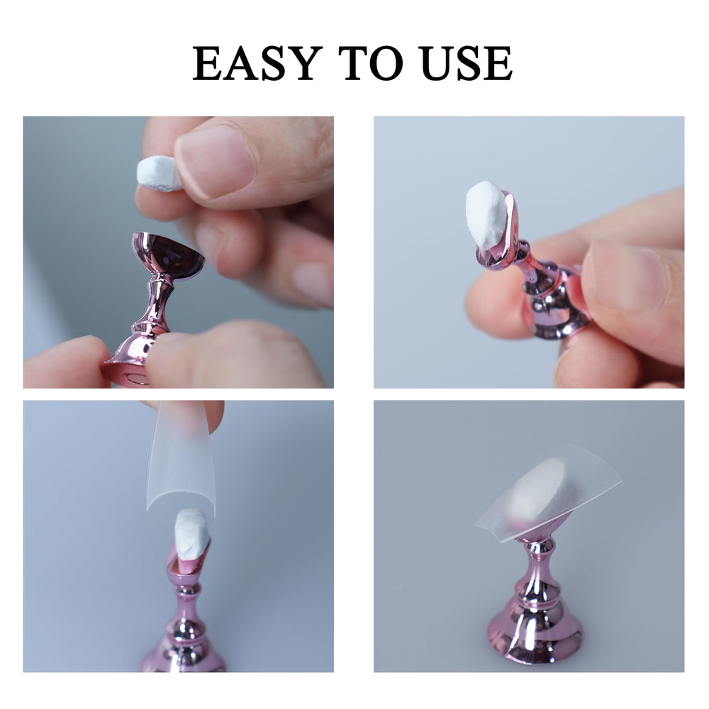 Pasta adhesiva reutilizable XIRON para fijar uñas de prueba.