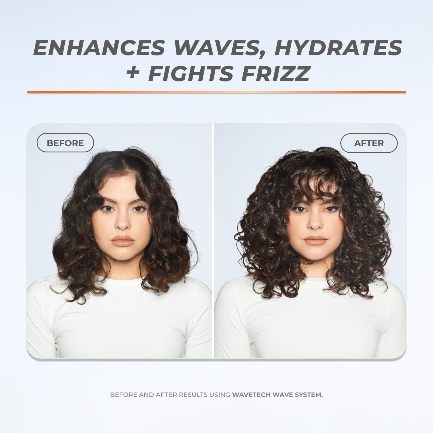 XMONDO wavetech-shampoo-bouteille offre vagues définies et hydratation.