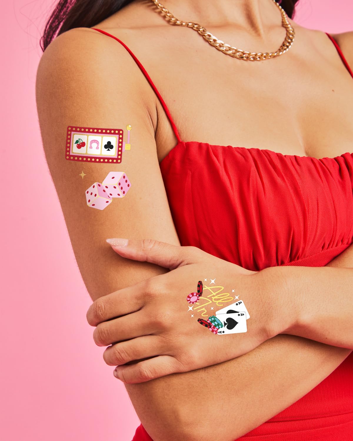 Tatuaje xo Fetti signos jackpot para concursos entre amigos