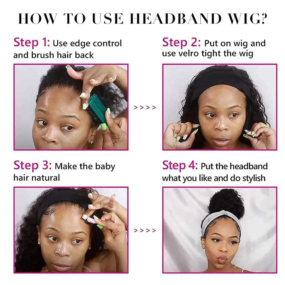 XSY Headband Wig ideal para uso diario y eventos especiales