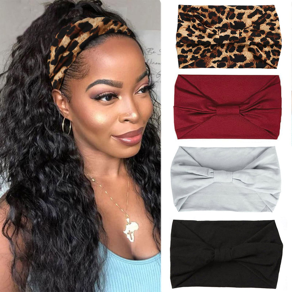 XTREND diadema-cabello-ancha-bohemia-estampado-1, ideal para sujetar el cabello durante el yoga
