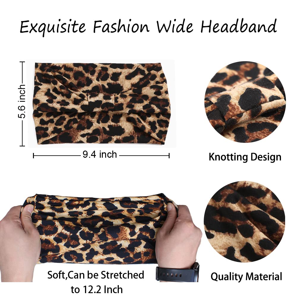 XTREND diadema-cabello-ancha-bohemia-estampado-2, antideslizante para entrenamiento intenso