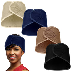 Turbante de malla Xuhal para cabello, paquete de 4 piezas cómodo y transpirable.