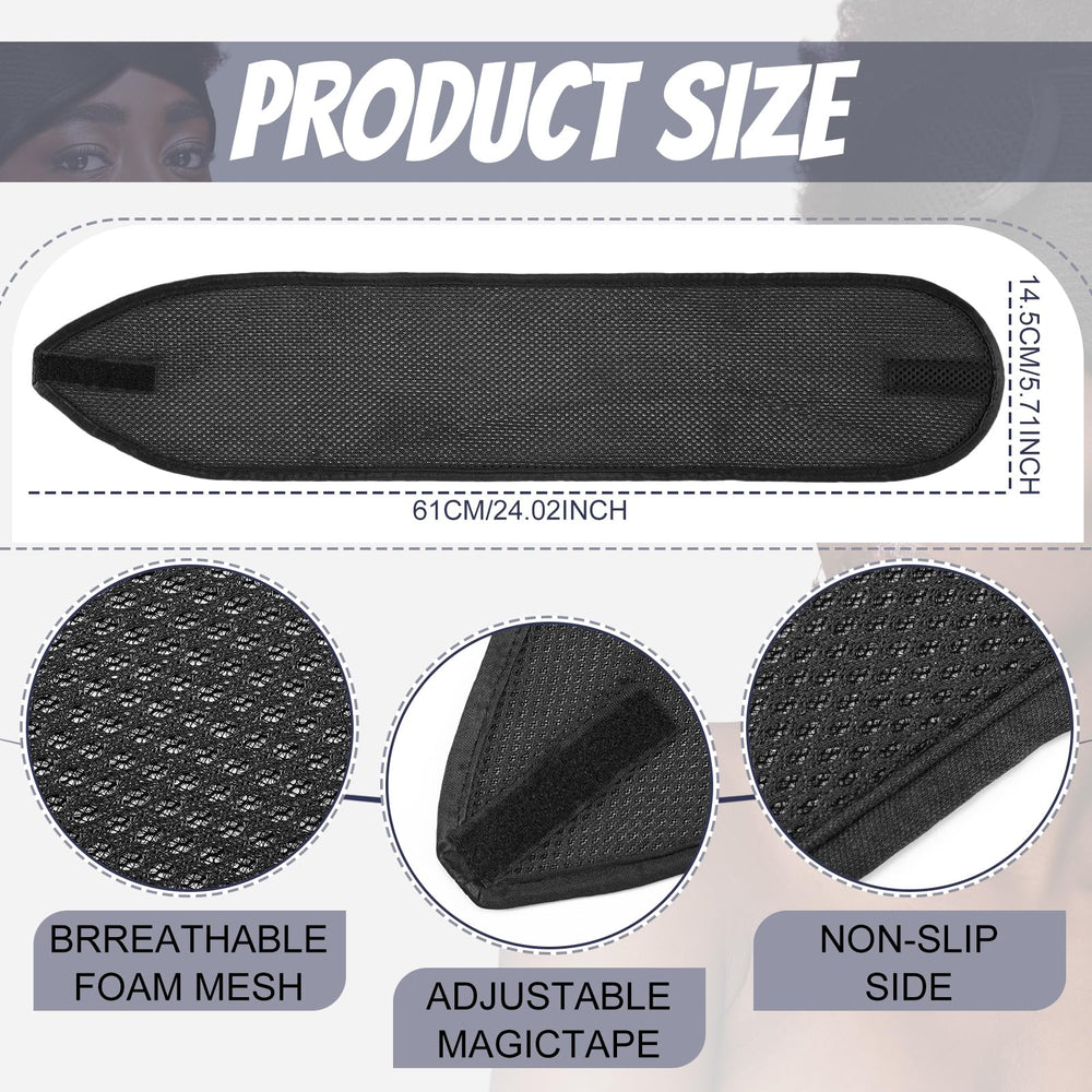 Xuhal wrap de malla para cabello, negro elegante que combina con cualquier estilo.