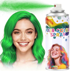 Yabacado spray pelo verde en botella, ideal para fiestas y cosplay