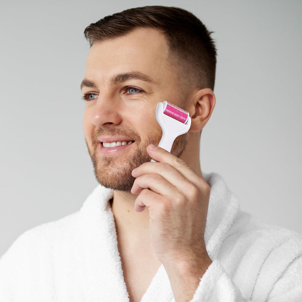 YaFex Derma Roller needle-0-3mm-1200, deeper option for targeted areas.