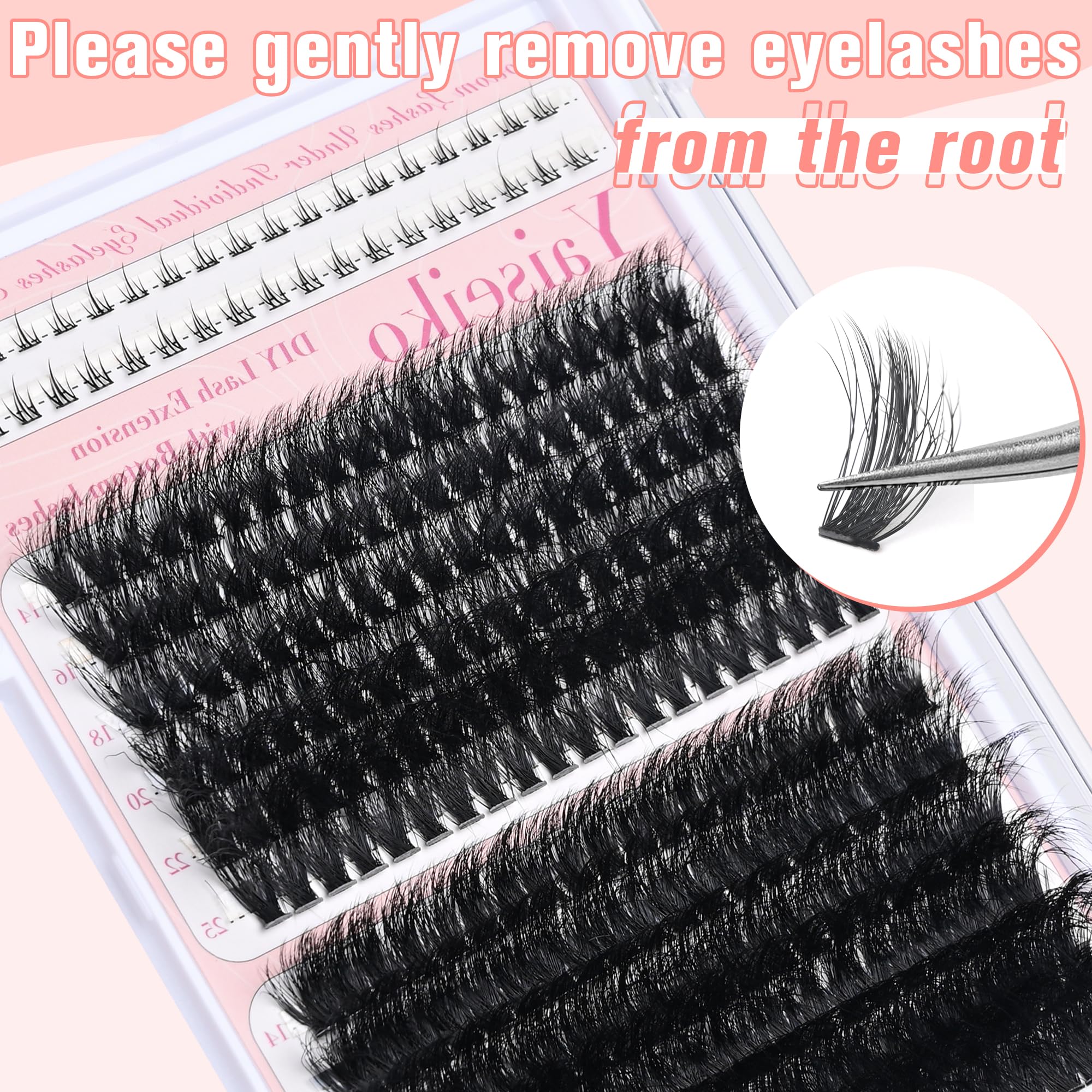Yaiseiko kit DIY de pestañas para estilos personalizados
