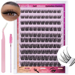 Yaiseiko conjunto de pestanas autoadhesivas de efecto ligero para un look natural