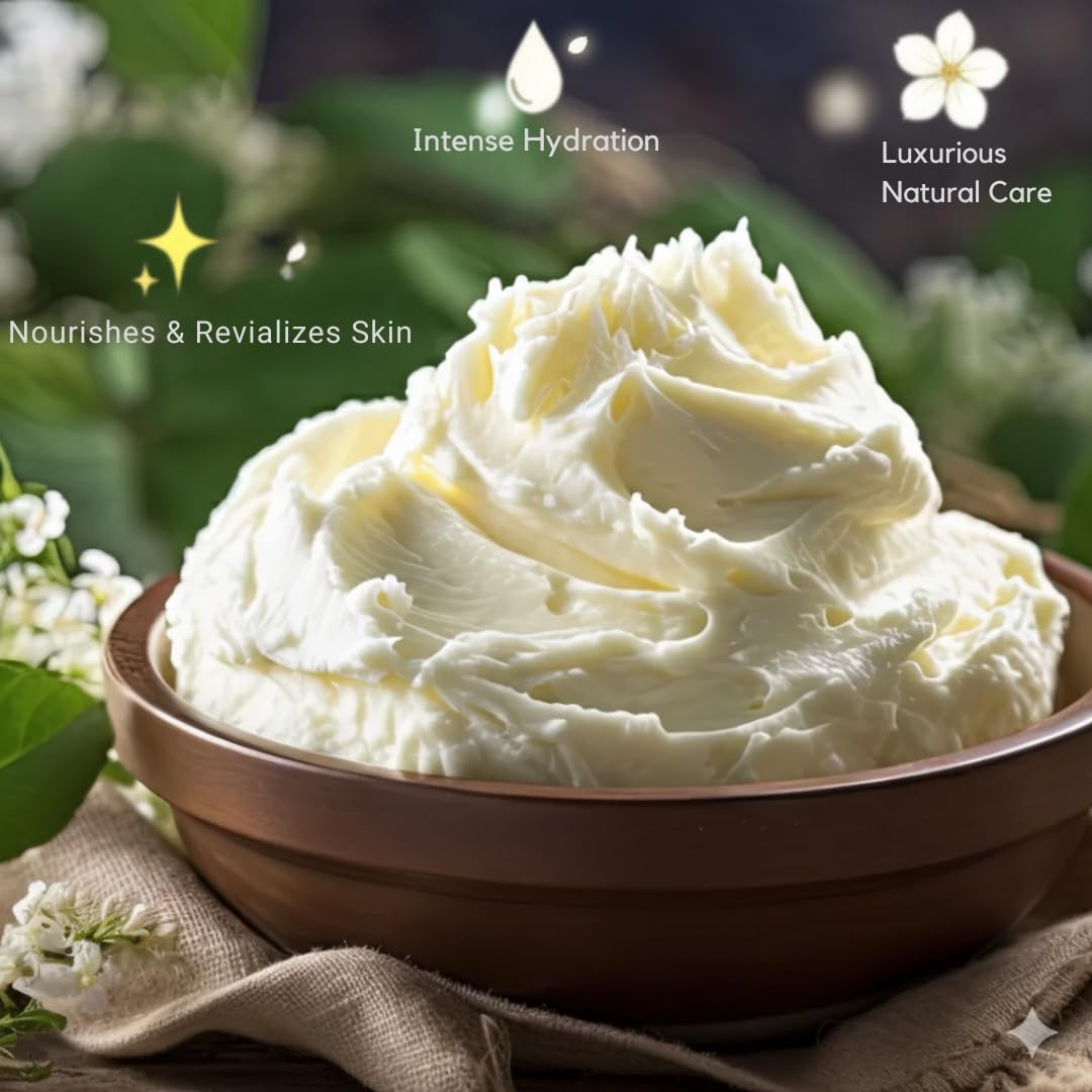 Manteca de cacao cruda Yajna para piel áspera, suaviza parches secos.