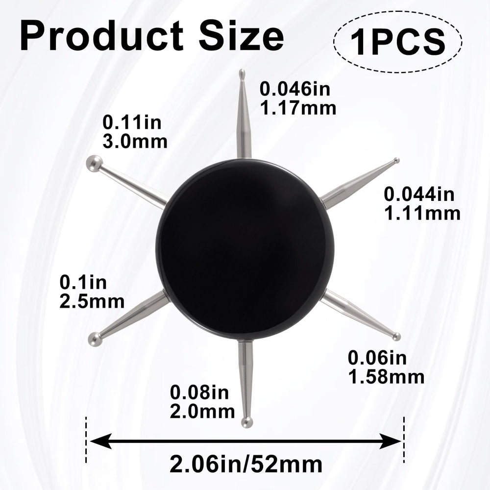 Puntas diferentes 1.11 mm de YALOJE para microdetalles precisos