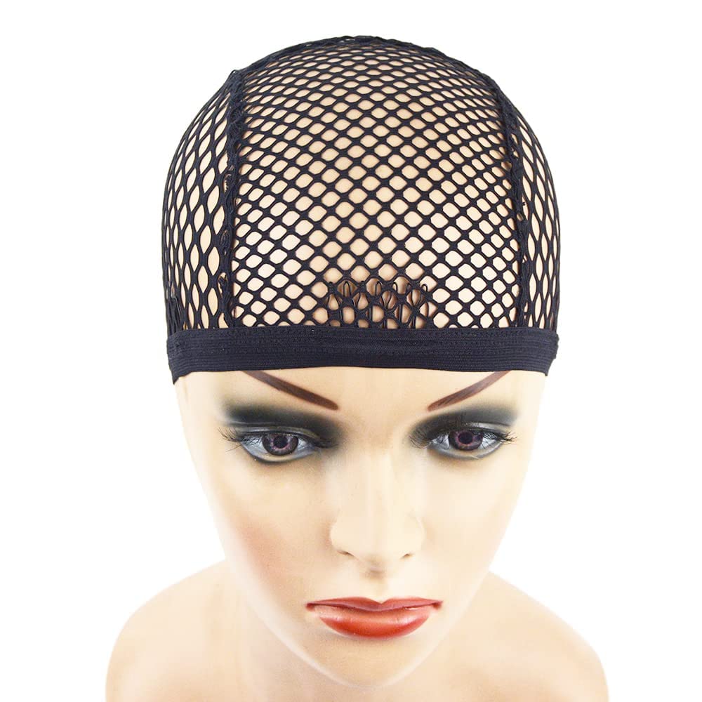 Gorra de peluca de YANTAISIYU con 4 clips para sujetar el cabello.