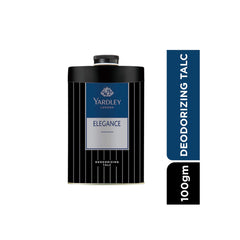 Yardley Elegance talco perfumado muestra textura suave para piel delicada.