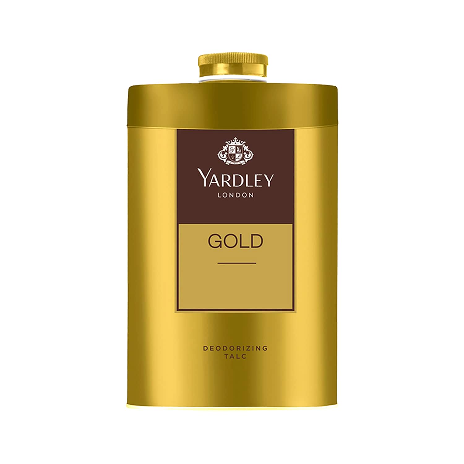 Uso diario con Yardley London Gold Talco para una sensación fresca.