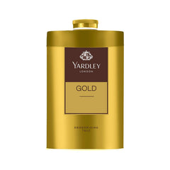Uso diario con Yardley London Gold Talco para una sensación fresca.