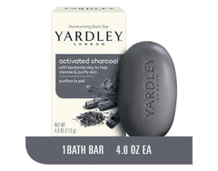 Jabón Yardley carbón activado textura espuma, limpieza diaria cremosa