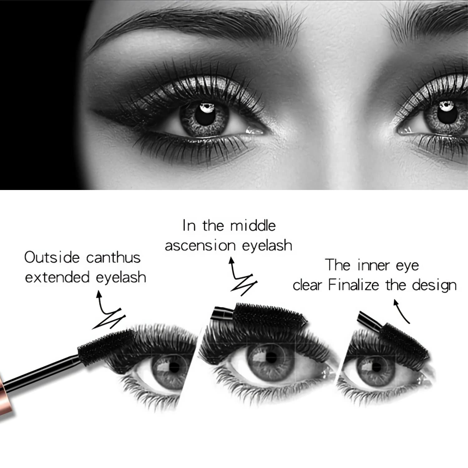 Yasovigi Mascara 4D: hipoalergénica y adecuada para ojos sensibles.