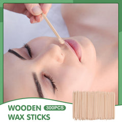 Ychelhr aplicador cera madera labios, uso suave para depilar labios.