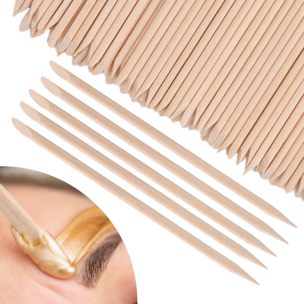 Ychelhr palillos cera madera cejas, definición precisa para cejas.