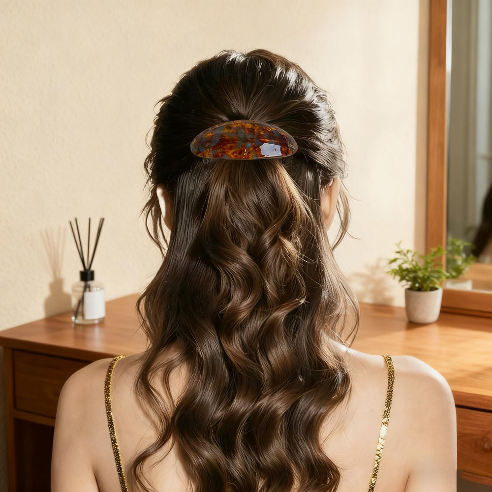 Pasador YCKXXL de carey, ideal para cabello grueso y peinados firmes.