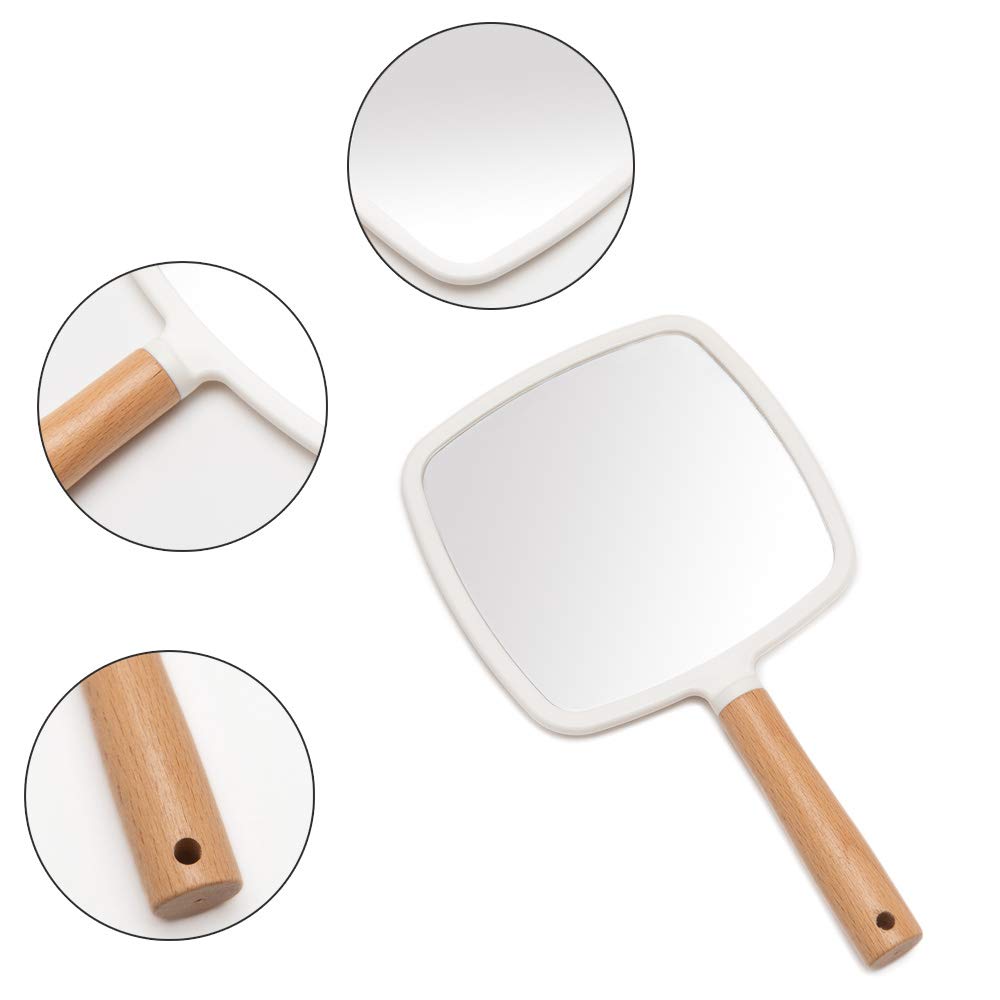 Espejo YEAKE de diseño simple, cuadrado, para rutinas diarias.