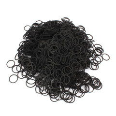YEEPSYS coletas para pelo negro, seguras y suaves para bebés y niñas.