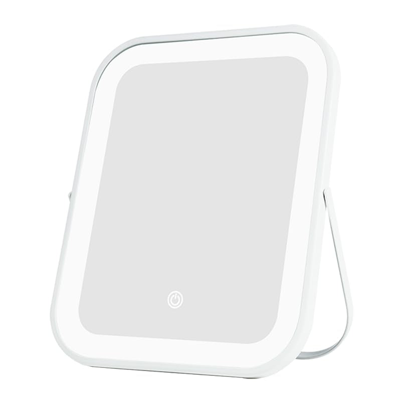YEKKOPT Espejo con cable USB-C incluido para carga segura.