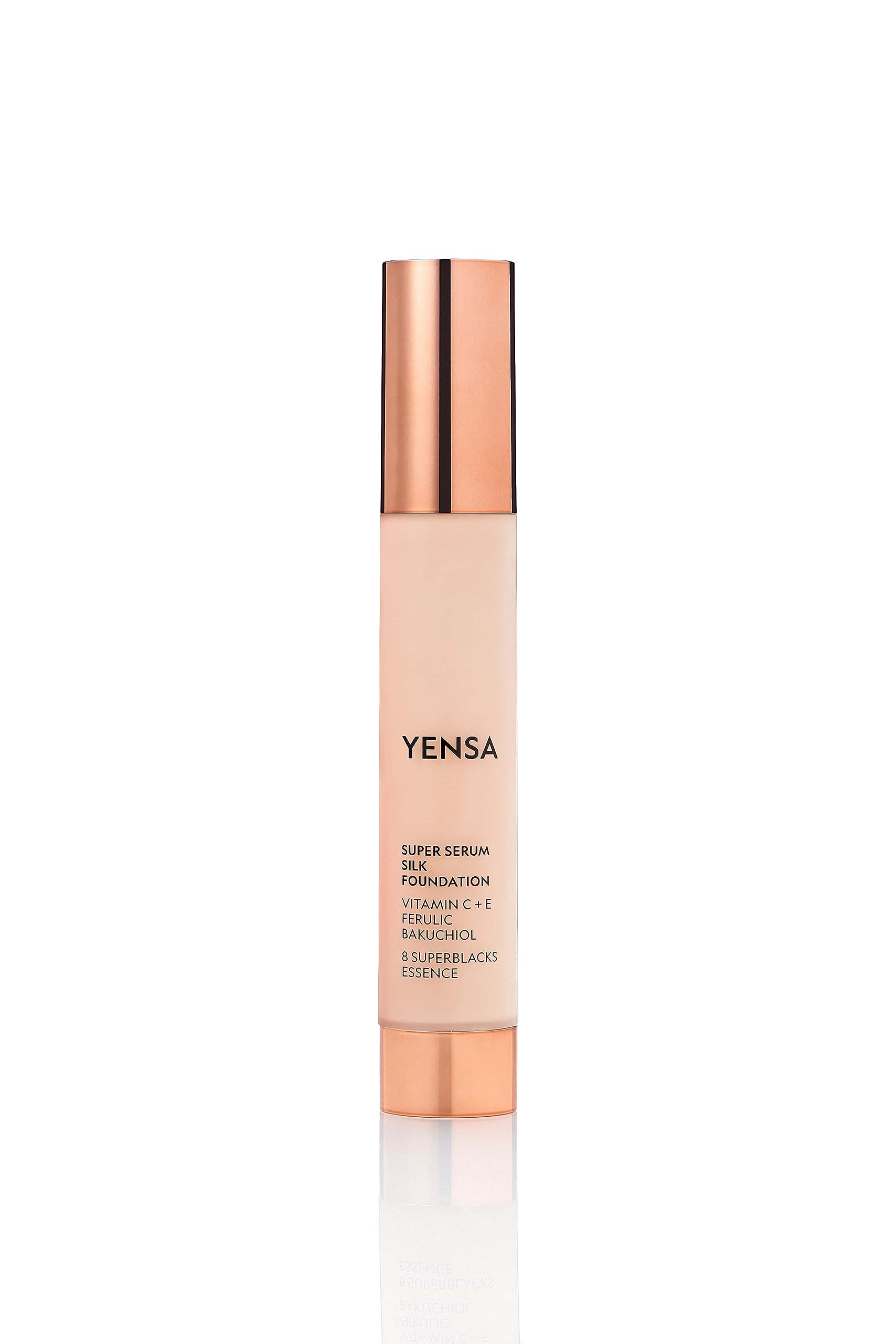 YENSA Serum Foundation con cobertura total para piel uniforme y radiante.