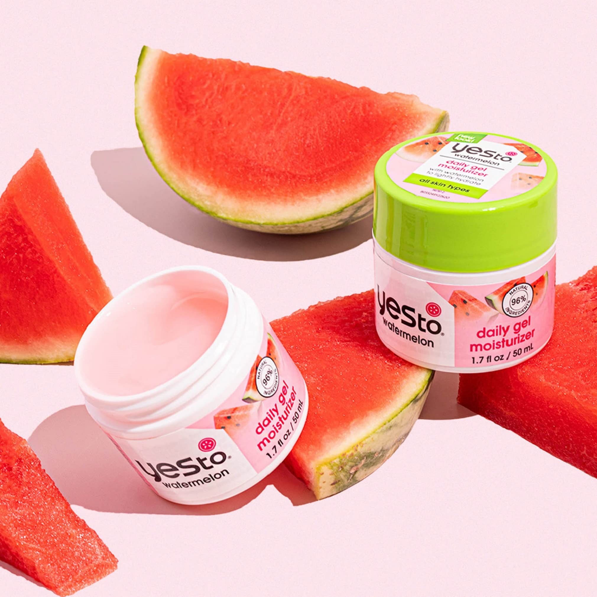 yes to sandia gel dermatológicamente probado para piel sensible.