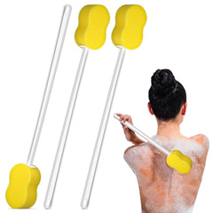 Yetene esponja larga 57 cm para alcance de la espalda y limpieza suave.
